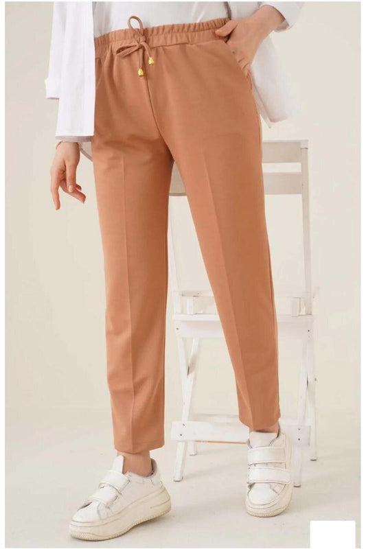 Full Fit Basic Sweatpants - Brown