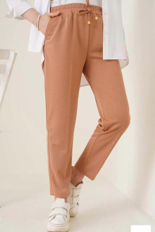 Full Fit Basic Sweatpants - Brown
