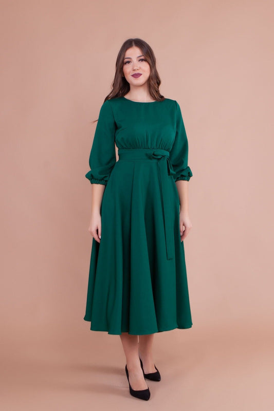 Midi Dress - Emerald