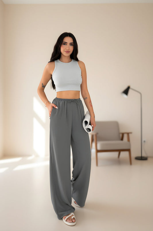 Oversize Ayrobin Pants - Charcoal