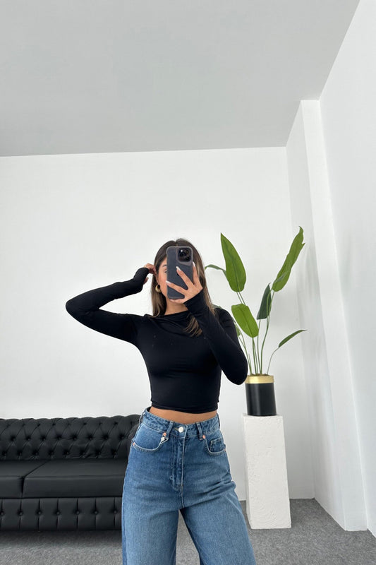 Soft Touch Blouse - Black