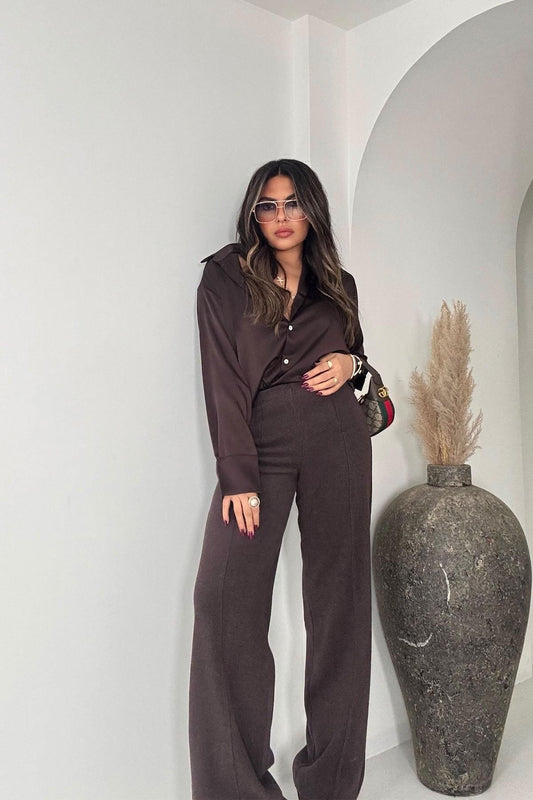 Soft Touch Pants - Dark Brown