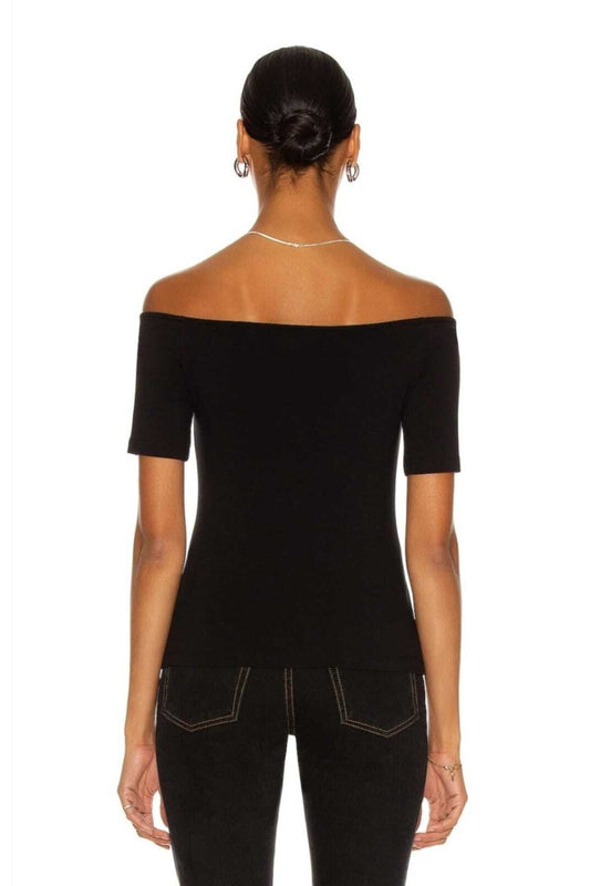 Strapless Blouse - Black