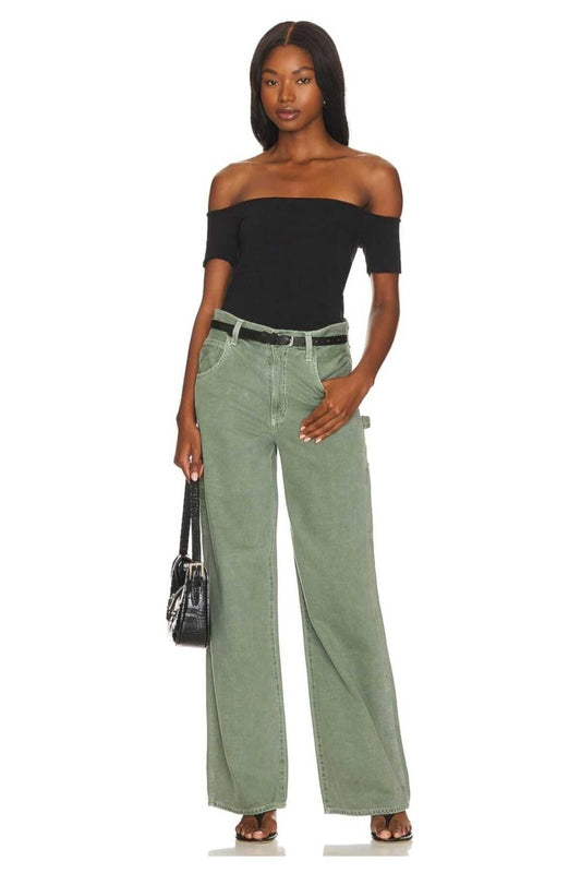 Strapless Short Sleeve Silk Jersey Opaque Blouse - Black